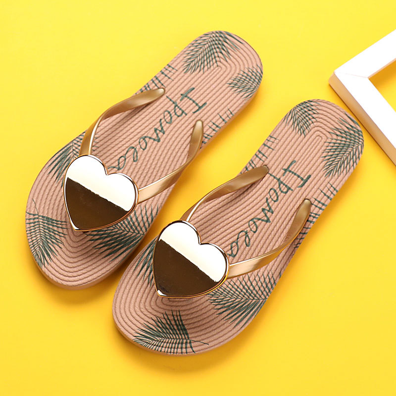 Women Sandals 2022 Sandals for Women and Ladies Beach Cheap Heart Shape Wholesale Flip Flops Slippers Shoes Ladies detail