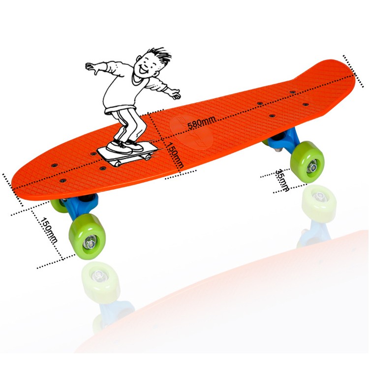 4 Wheels Kids Adjustable Flashing Heel Skates Roller Shoes detail