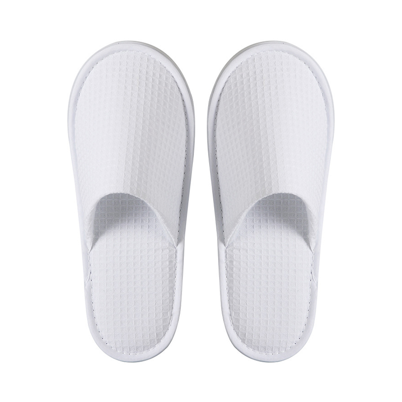 Custom Logo Waffle Slippers Soft Disposable Slippers Luxury Hotel Slippers product view