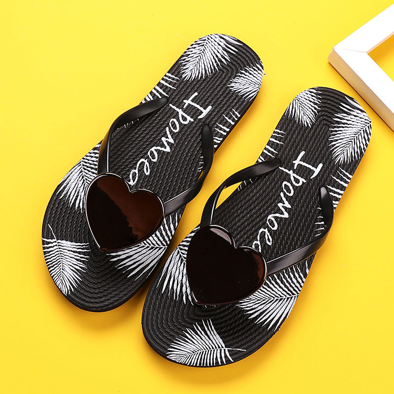 Women Sandals 2022 Sandals for Women and Ladies Beach Cheap Heart Shape Wholesale Flip Flops Slippers Shoes Ladies detail