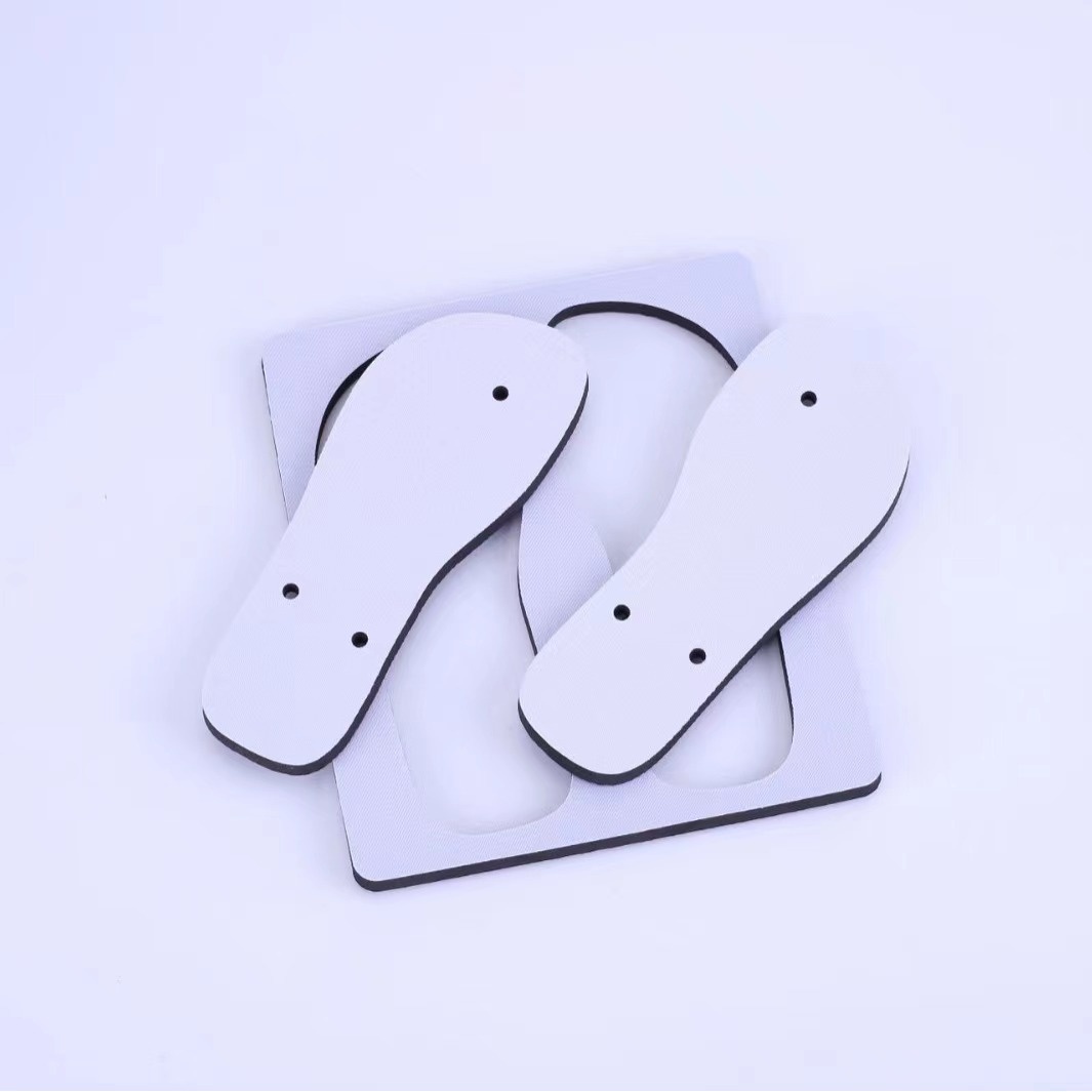 Flip Flop Blanks Heat Press White Rubber Beach Sandals Custom Sublimation slippers for Men Flip-flops Ladies Slipper detail