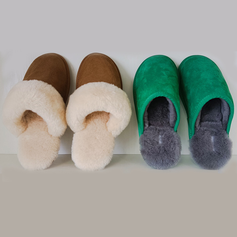 Sample Support Factory Women slippers 2026 Sandals Platform Sheepskin Wool House Fashion Fur Slide Designer slippers for Men detail