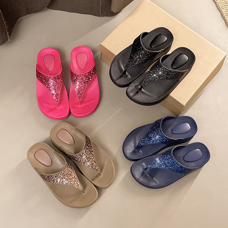 New Arrival Summer Beach Water Shoes Latest Design Women Flip Flops product view