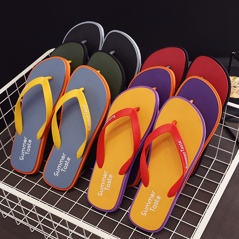 Summer Beach Casual Slipper Flip-Flops Logo Thong Flip Flop Sandal Outdoor Height Increasing Platform Style product view