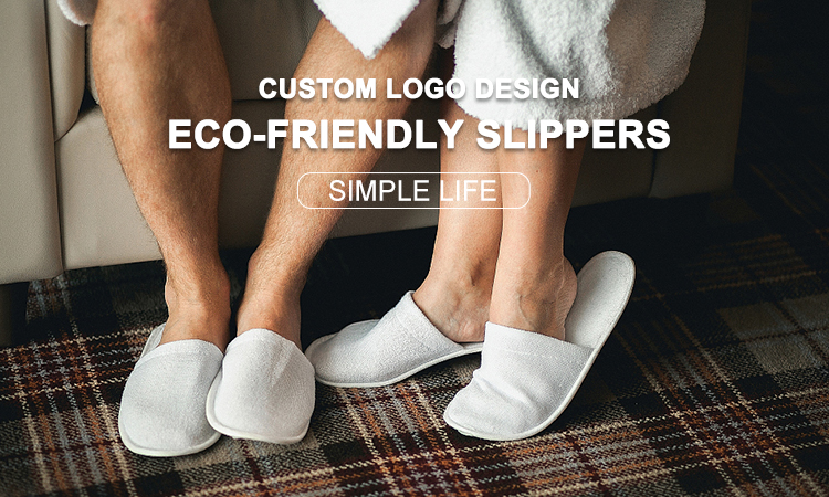 Wholesale Disposable Nap Slippers for Hotels Custom Logo Women and Men Hotel Disposable Slippers detail