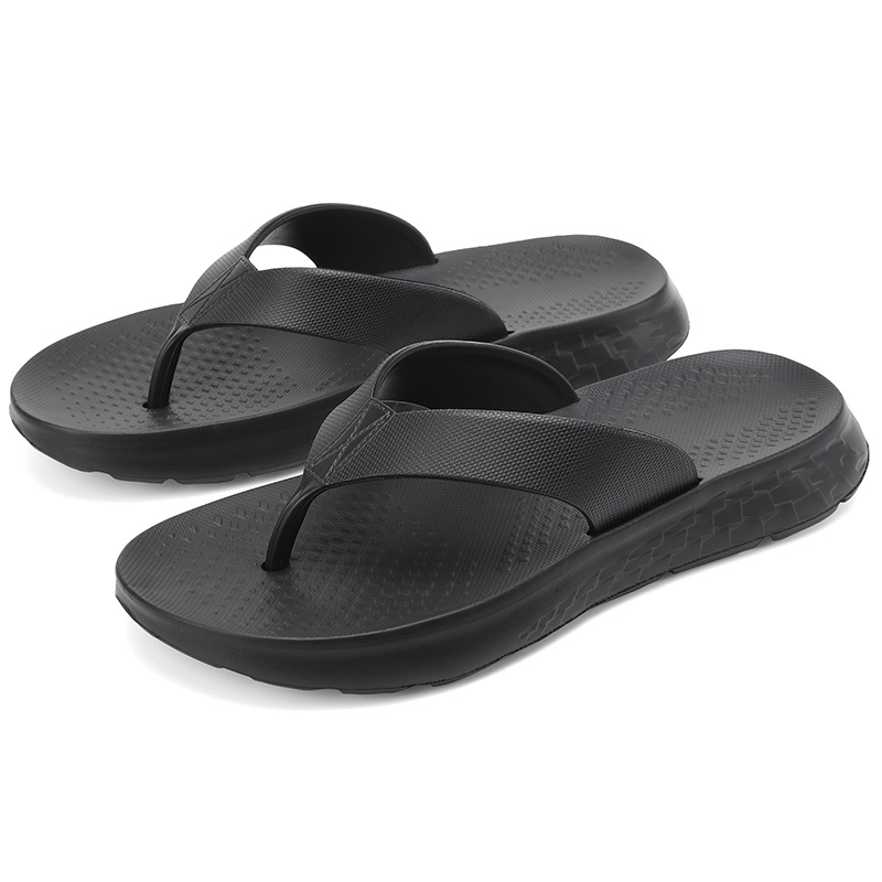 Breezestep EVA Thick Sole Open Flip Flops Men Women | Soft Cushion Anti Slip Breathable Waterproof Beach Sandals | Summer
