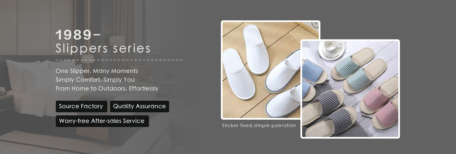 Wholesale Custom-made Luxury Coral Fleece Biodegradable Eco-Friendly Disposable Comfortable Portable Soft Closed Toe Slipper detail