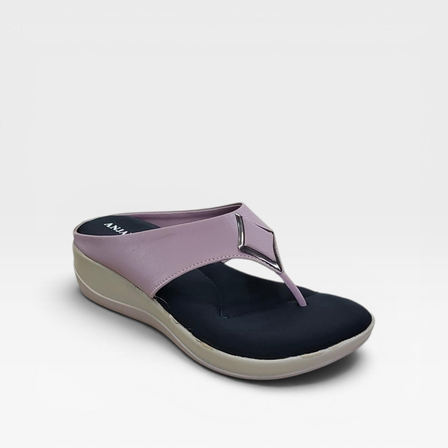 Women Stylish Comfortable Wedge Heel Slippers Fashion Flip Flop Soft Cushion Anti Skid Lightweight Daily Wear Indoor Outdoor detail