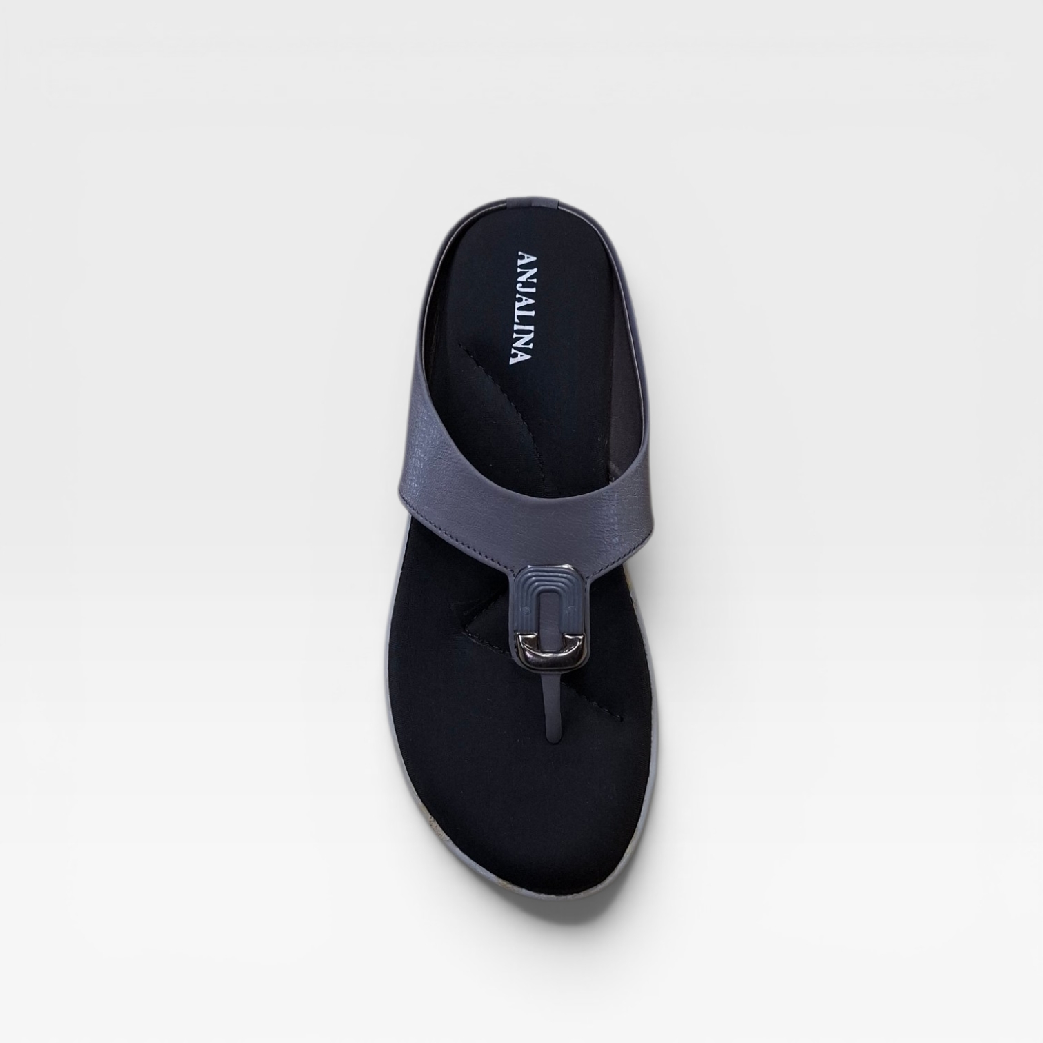 Women Fashion Stylish Comfortable Wedge Heel Slippers Flip Flop Buckle Strap Soft Cushion Anti Slip Lightweight Daily Wear detail