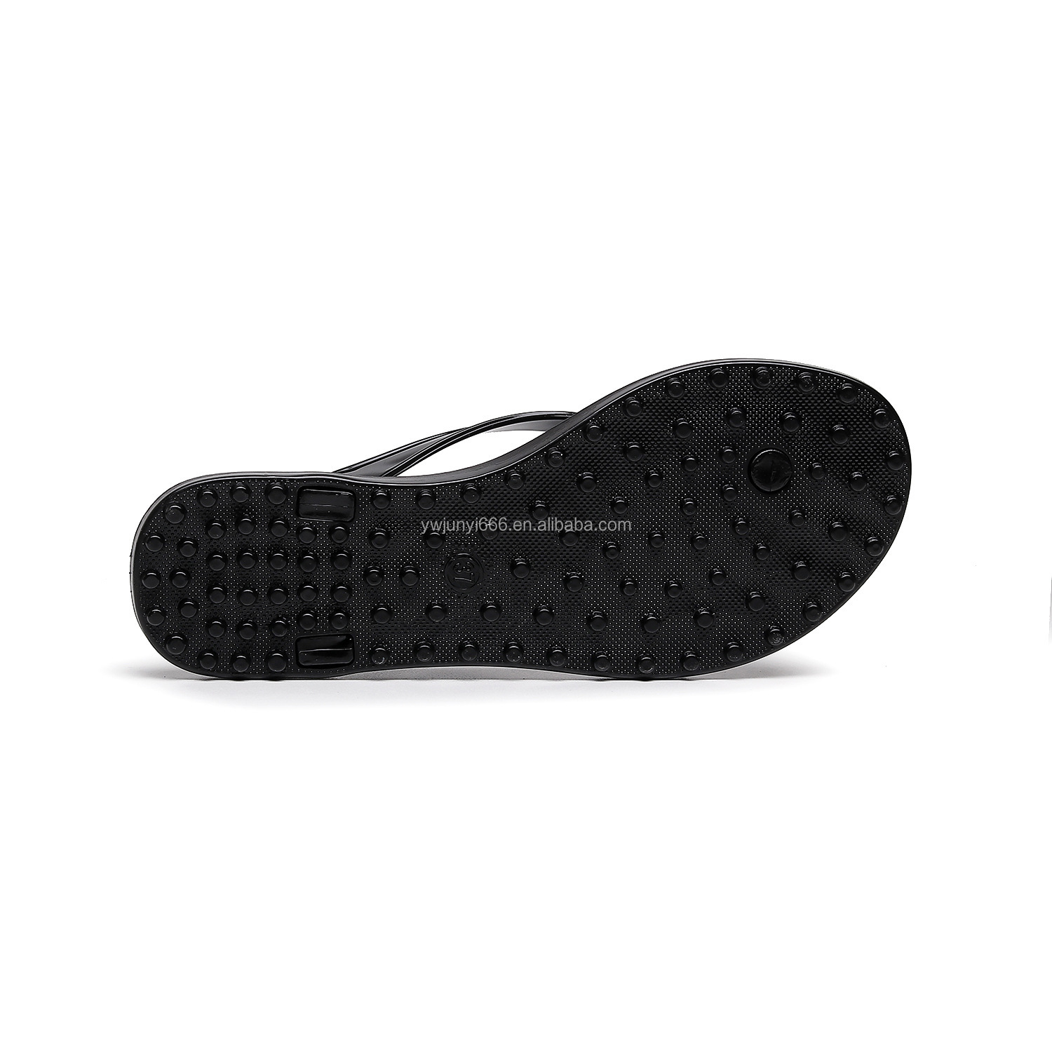 Fashion Versatile Women Plastic Jelly Flip Flops Flat Clip Toe Sandals Casual Outdoor Beach Thong Slippers for Summer detail