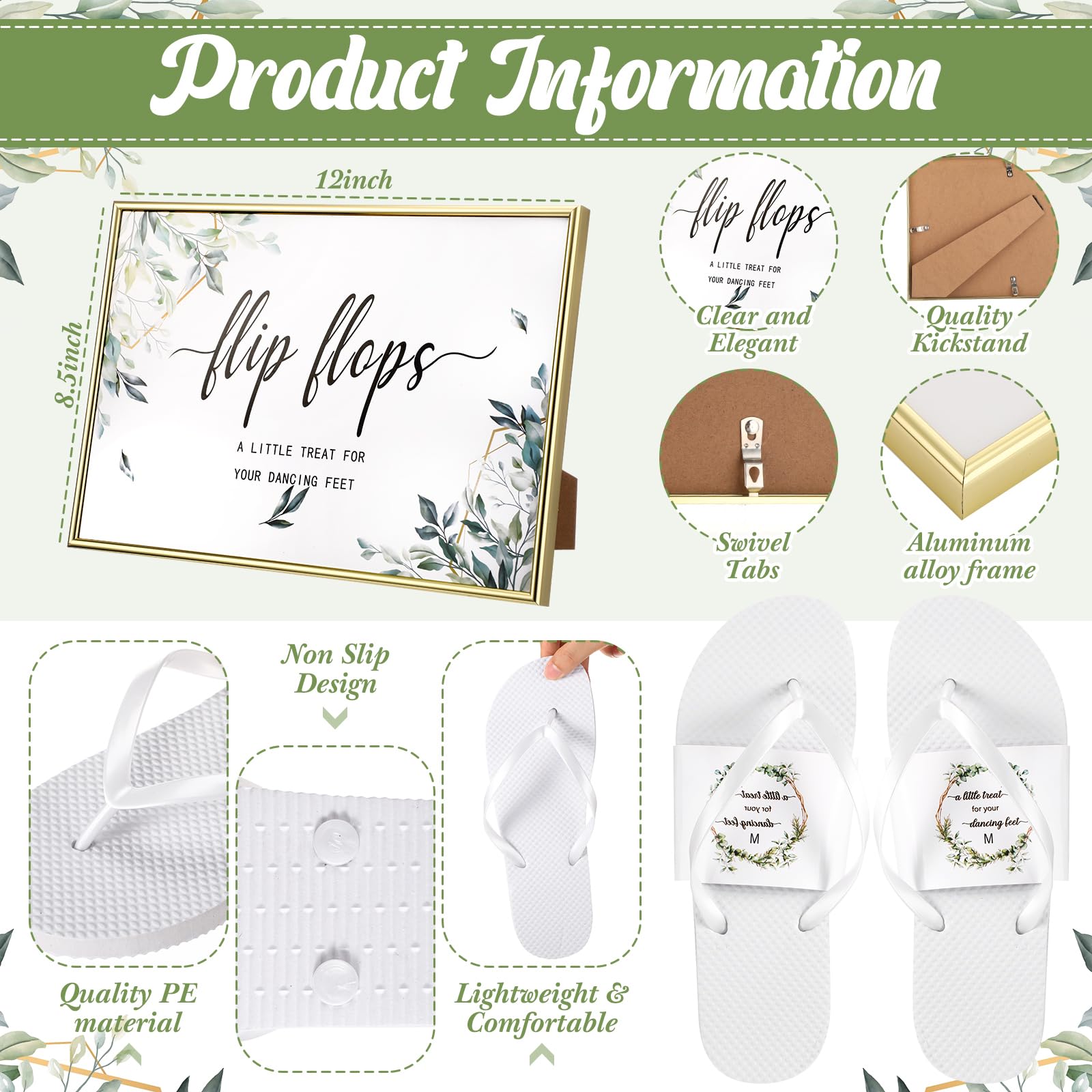 Summer Custom Slippers Slide Beach White Cheap Wholesale Flip Flops Wedding product view