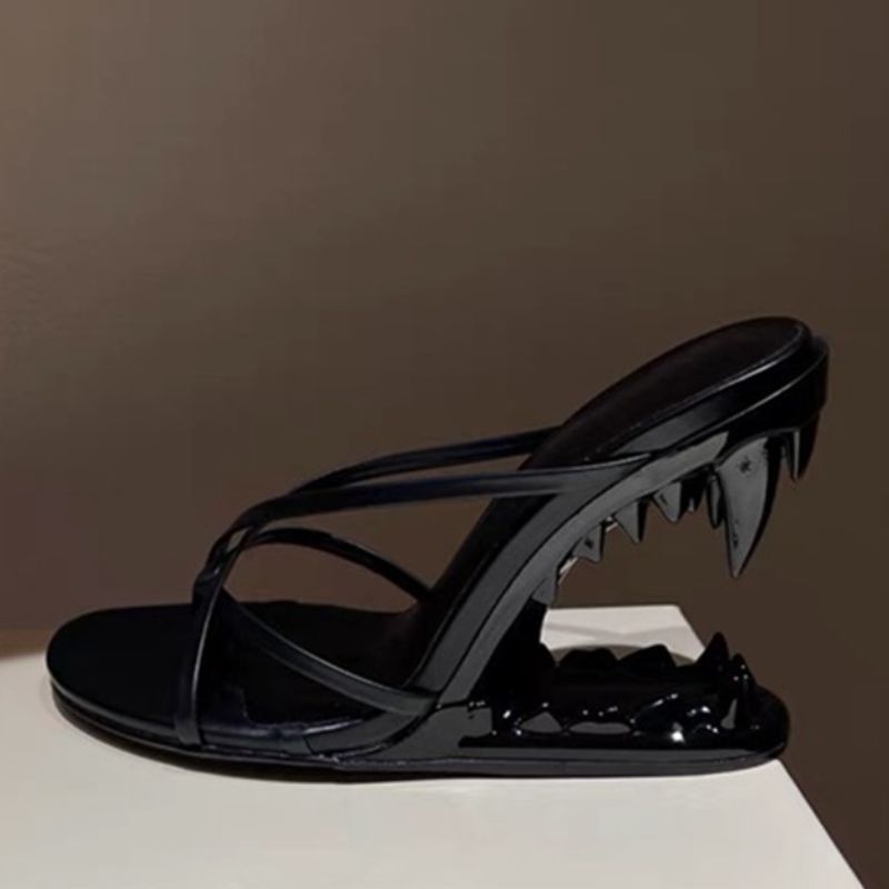 Dropshipping Sandalias Plataforma Thong Sandals  Wedge Heels Sandals Shoes product view