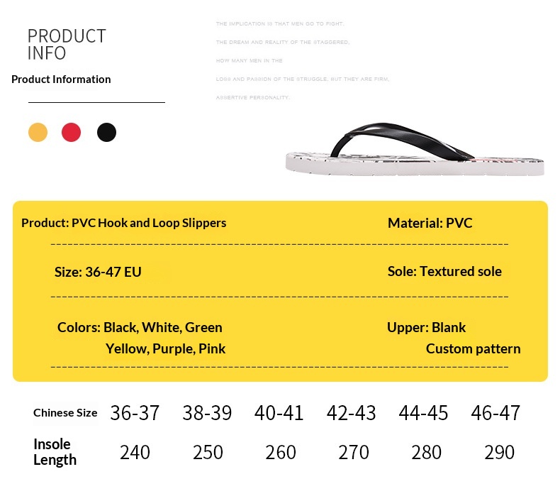 Wholesale PVC Flip Flops Low MOQ 20 Pairs Summer Casual Beach Thong Slippers Multi Color Sandals detail