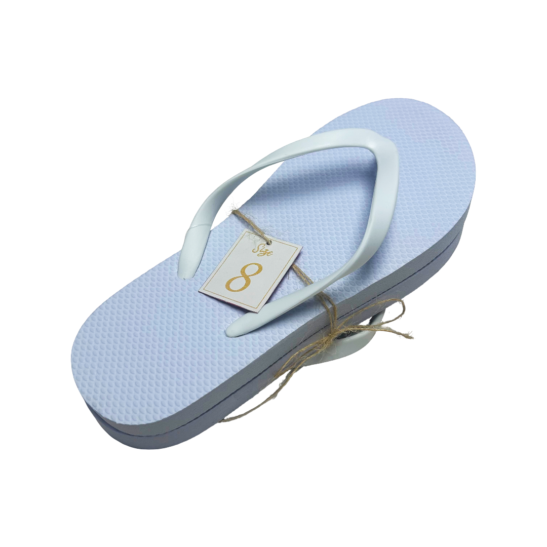Custom White Ladies Flat Flip-Flops Slippers for Women Ballet slippers for Wedding Bulk with Recyclable Hotel slippers with logo detail