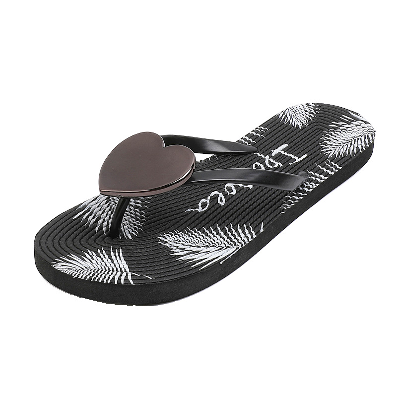 Women Sandals 2022 Sandals for Women and Ladies Beach Cheap Heart Shape Wholesale Flip Flops Slippers Shoes Ladies detail