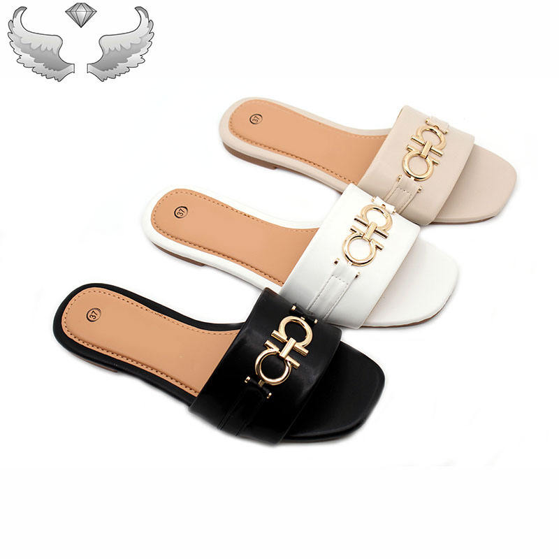 Wholesale Cheap Summer Ladies Flat Flip-flops Slipper Outdoor   White Flip Flop Slides for Women with LOGO MAX Selection Sandals detail