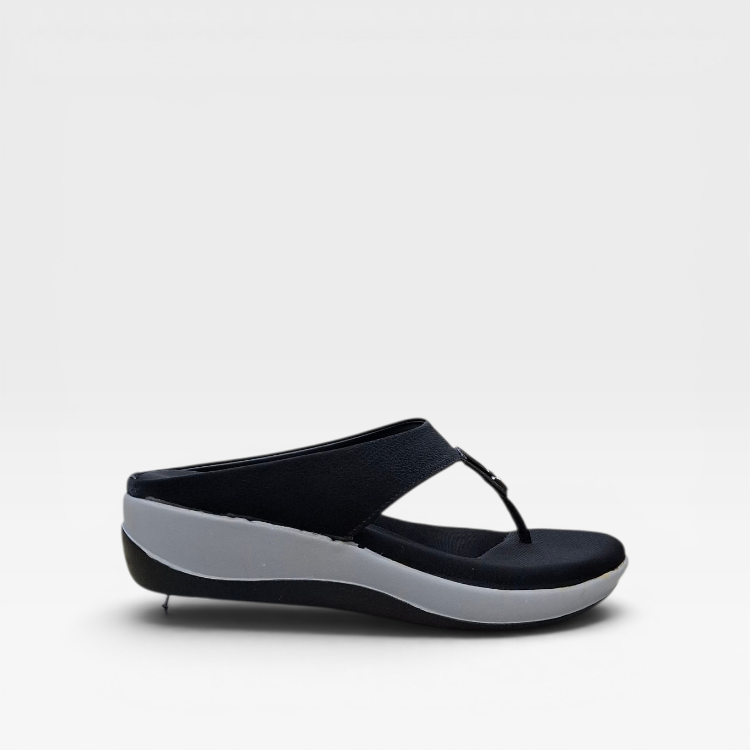 Women Fashion Comfortable Slippers Wedge Heel Flip Flop Buckle Strap Soft Cushion Anti Slip Lightweight Daily Wear Outdoor detail