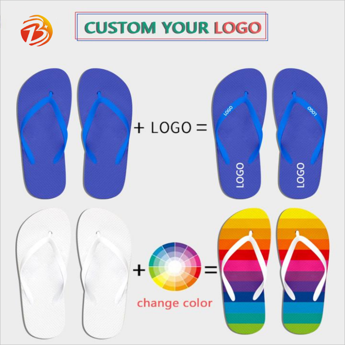 Custom White Ladies Flat Flip-Flops Slippers for Women Ballet slippers for Wedding Bulk with Recyclable Hotel slippers with logo product view