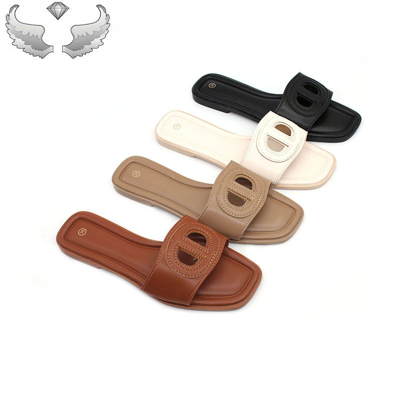 Wholesale Cheap Summer Ladies Flat Flip-flops Slipper Outdoor   White Flip Flop Slides for Women with LOGO MAX Selection Sandals detail