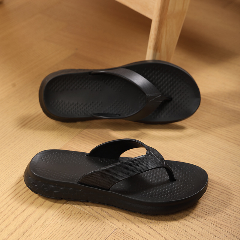Breezestep EVA Thick Sole Open Flip Flops Men Women | Soft Cushion Anti Slip Breathable Waterproof Beach Sandals | Summer product view