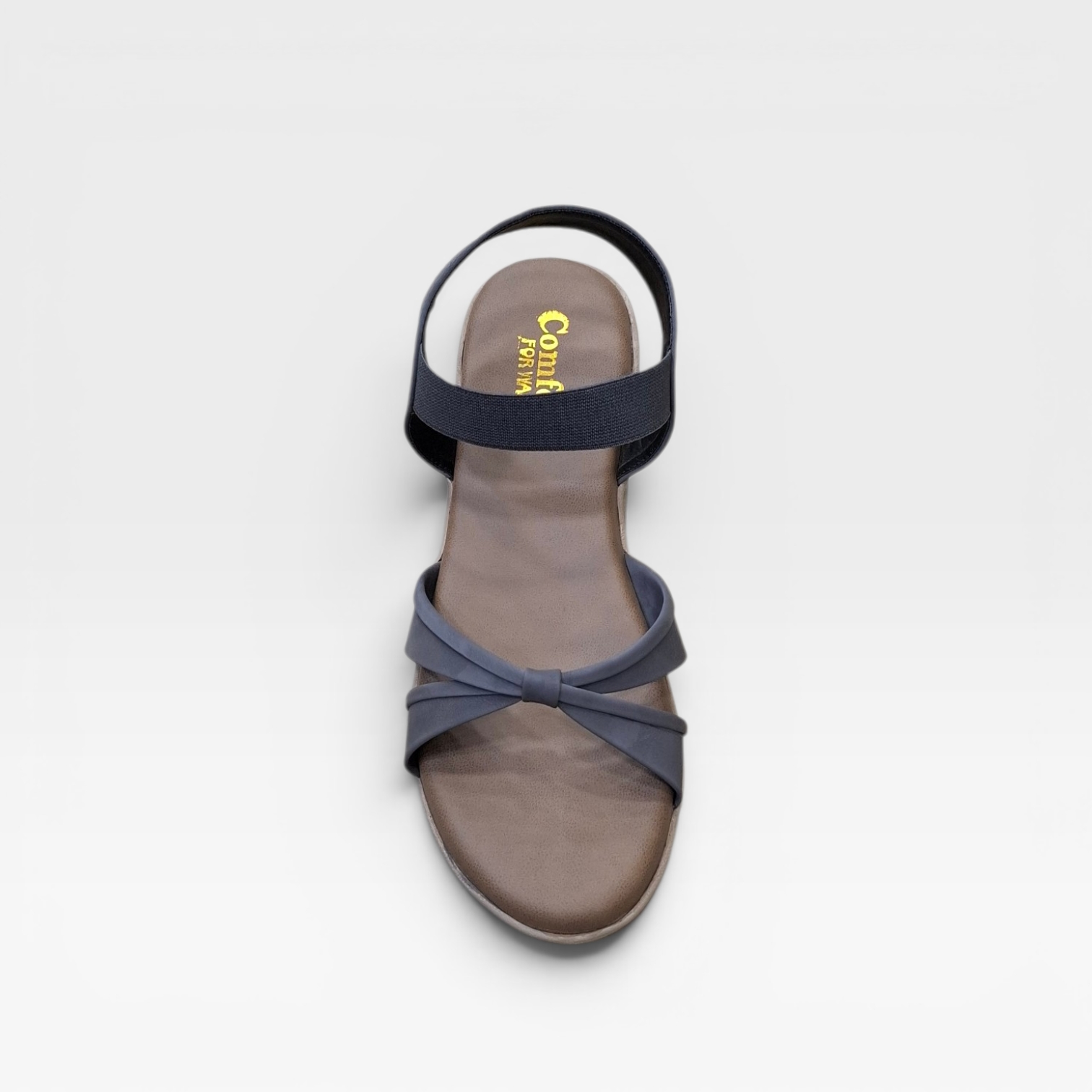 Stylish Womens Grey Flat Sandals Comfortable Casual Open Toe Fashion Footwear for Daily Outdoor Party Wear product view