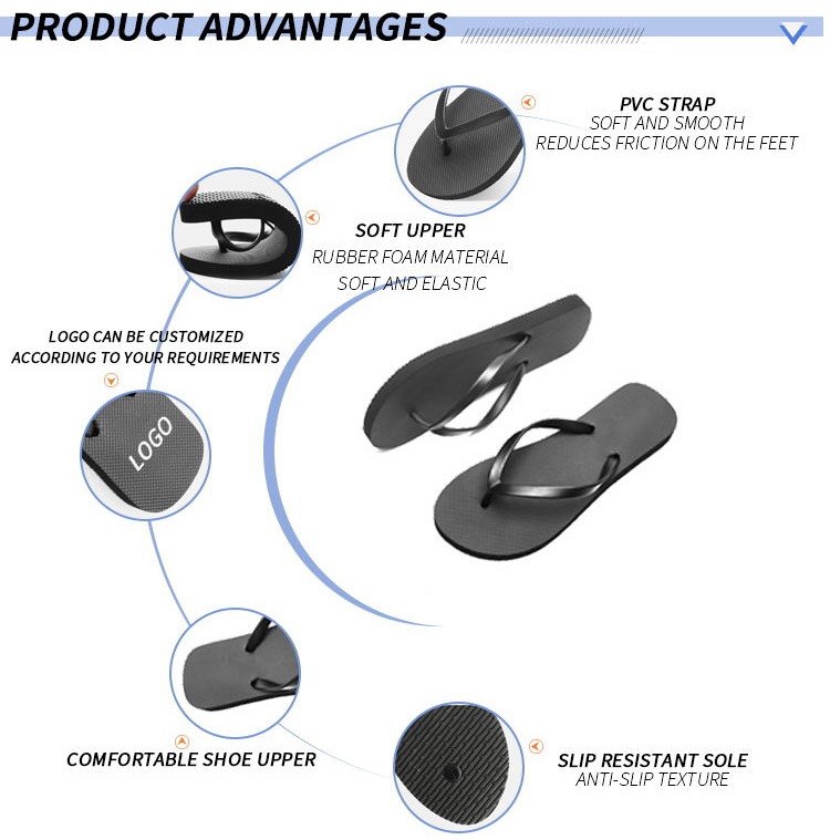 Supplier Cheap Custom Flip Flops Flip-flops Slippers China Women Plain PVC Rubber Summer Shoes with Rhinestones Summer Sandals detail