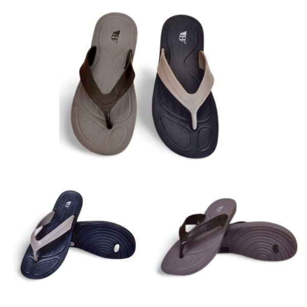 Hot Sale Ladies Flat Slippers Customized Eye-Catching New Design Colorful Women's Flip-Flops PU Wholesale Rubber Flip-Flops product view