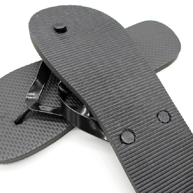 Hotel Disposable Amenities Guesthouse Room Slippers Beach Bathing Flip-Flops Waffle-Patterned Half-Wrap Extra-Thick Non-slip detail