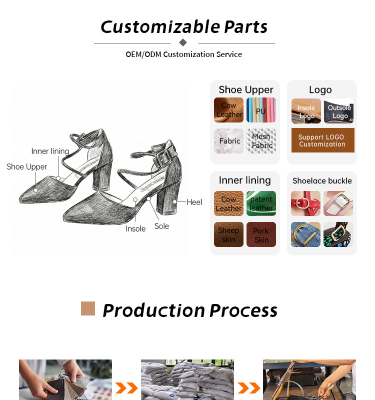 New Style Woman Sexy Pointed Toe High Heels Slippers Thin 10cm Two Octagonal PU Metal Pieces Connected to the Shoe Upper MuY255 detail