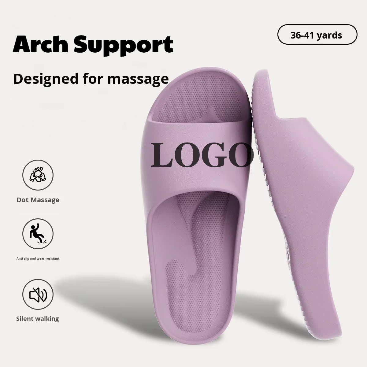 New Products 2026 Womens Recovery Slippers With Arch Support Sandal With Comfortable Plantar Fasciitis Support Slipper For Women