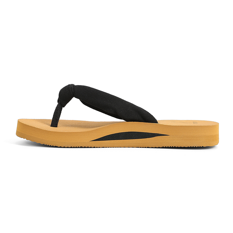 Women EVA Flip Flops Knotted Cloth Strap Lightweight Beach Slippers product view