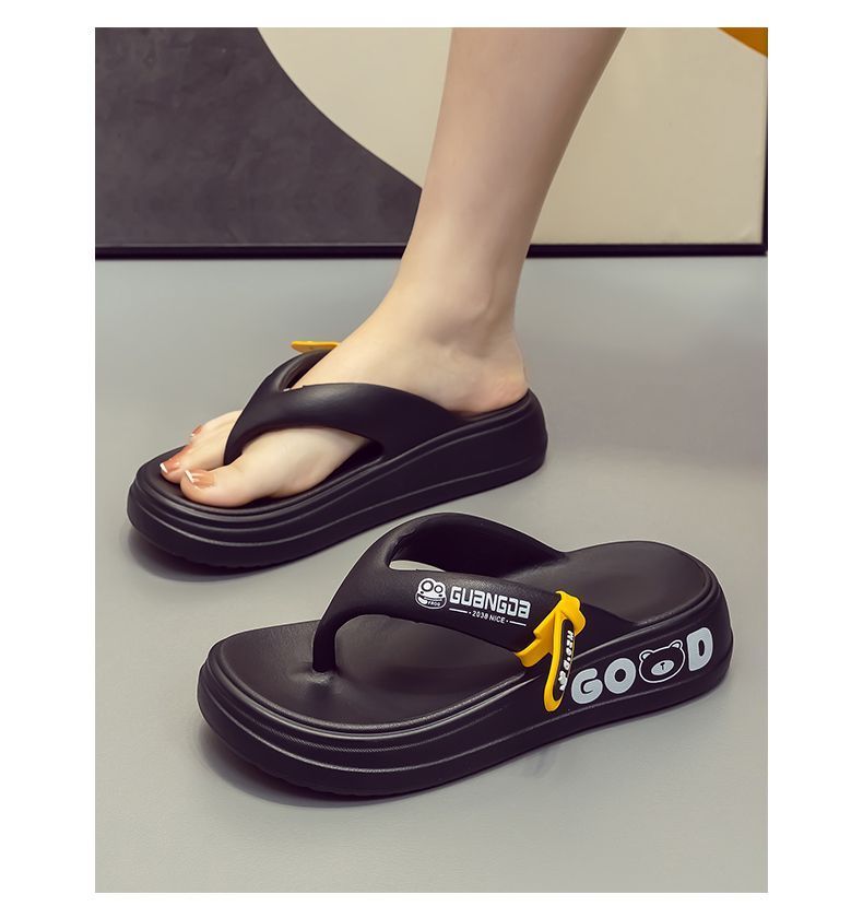 Women's Designer EVA Flip Flops Slippers Wholesale Summer 2025 Thick-Soled Non-Slip Beach Sandals for Women & Ladies detail