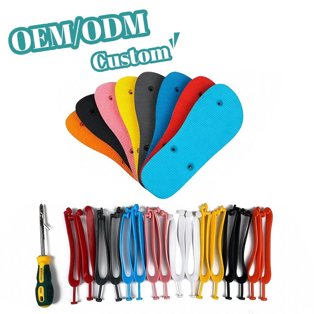 DIY Custom Logo Personalized Rubber Flip Flops-Breathable Lightweight Diy Slippers Beach Slides with Anti-Slip Sole detail