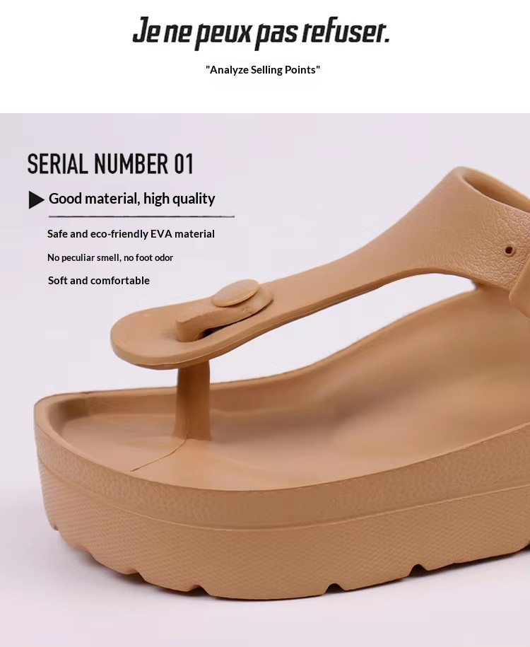 Breezestep Custom EVA Womens Buckle Strap Beach Sandals | Soft Arch Support Waterproof Breathable Deodorant Sandalias De Playa detail