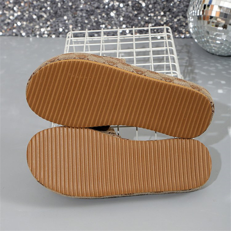 Best Selling 2025 Designer New Summer Wedges Platform Arch Support Shoes Female Flip-Flops Slippers Sandals for Women and Ladies product view