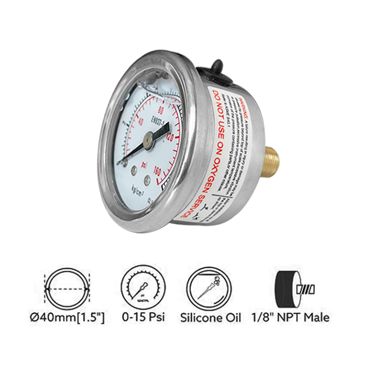 AKS 10pcs Lote Manometros De Presion, Envio Rapido, Muestra Gratis Disponible product view