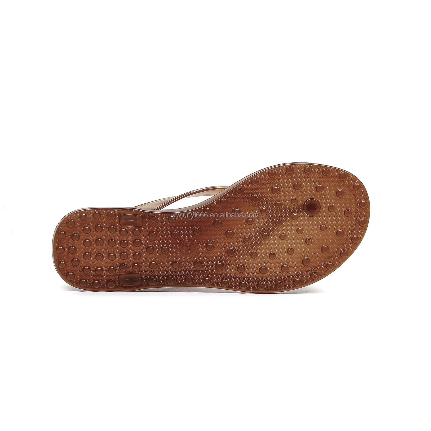 Fashion Versatile Women Plastic Jelly Flip Flops Flat Clip Toe Sandals Casual Outdoor Beach Thong Slippers for Summer detail