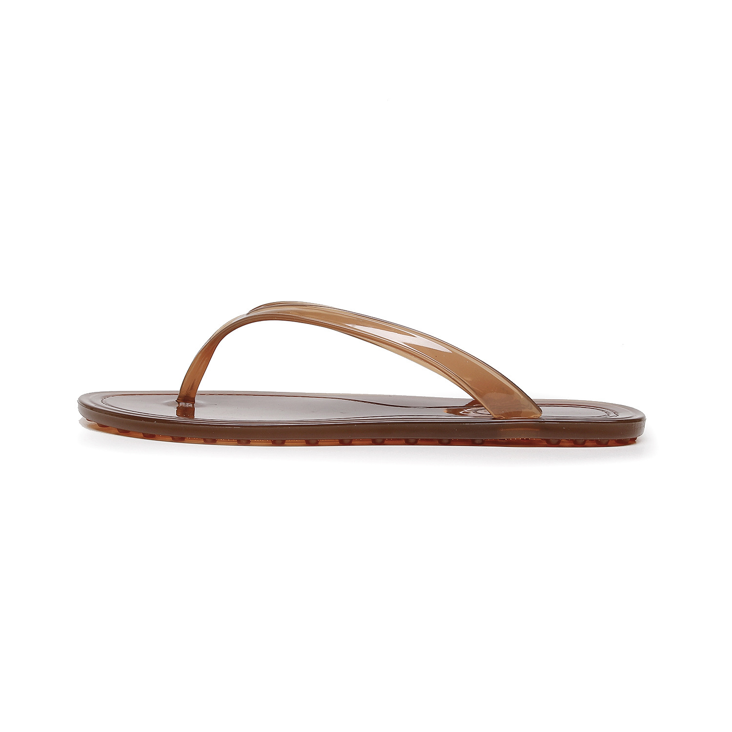 Fashion Versatile Women Plastic Jelly Flip Flops Flat Clip Toe Sandals Casual Outdoor Beach Thong Slippers for Summer product view