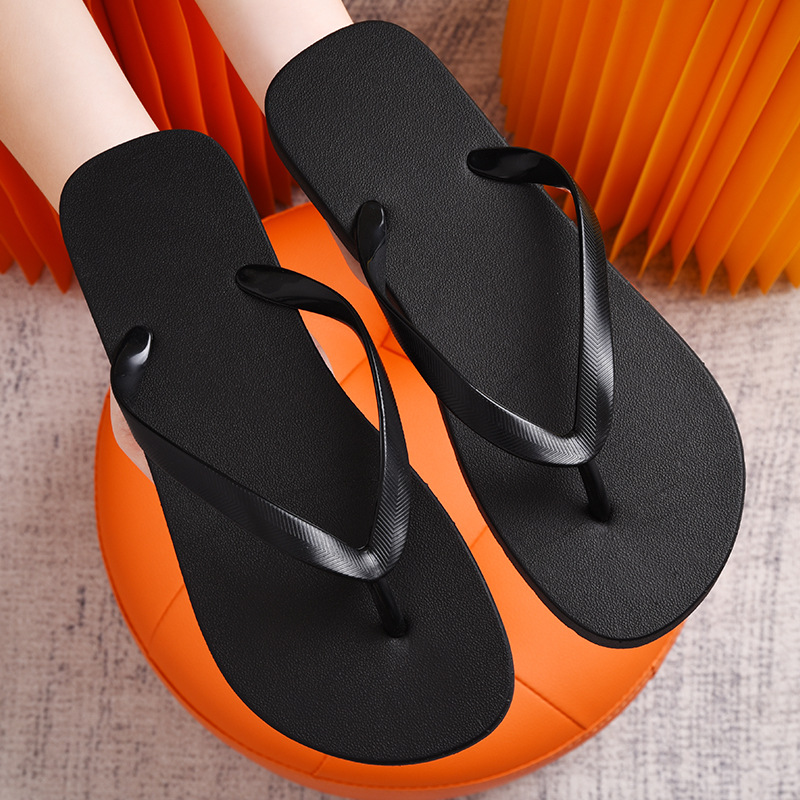 Wholesale Custom Logo EVA Flip Flops OEM Unisex Waterproof Lightweight Slippers for Hotel Beach Pool Party Promotional Event detail