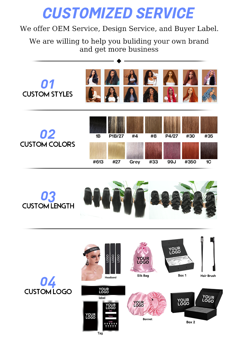 Raw Indian Natural 13*4 13*6 Hd Lace Human Hair Wigs Water Wave Ladies Cuticle Aligned Hair 360 Full Hd Frontal Lace Wig detail