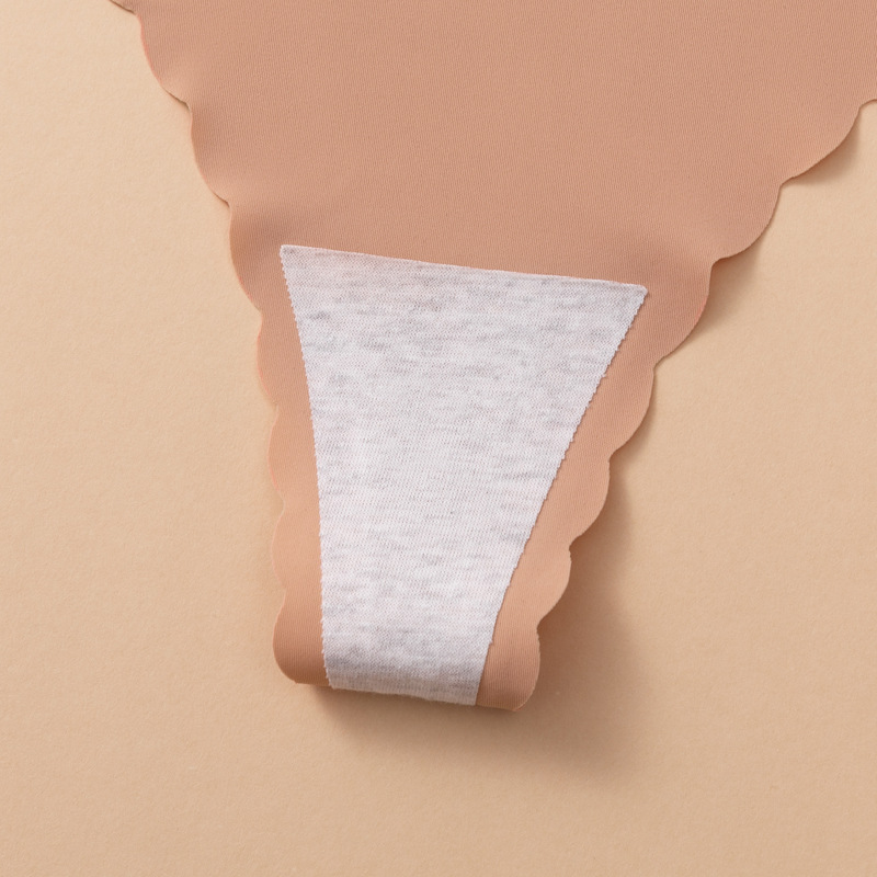 Ultra-elastic Fitness Sexy Seamless Underwear for Women, Low-rise T-shirt Style Thong Panties product view