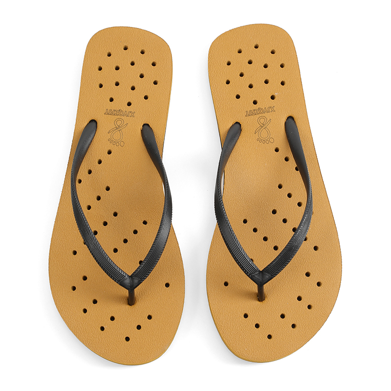 Breathable Perforated Women Flip Flops Lightweight Non Slip Summer Beach Thong Sandals Casual Outdoor Slippers product view