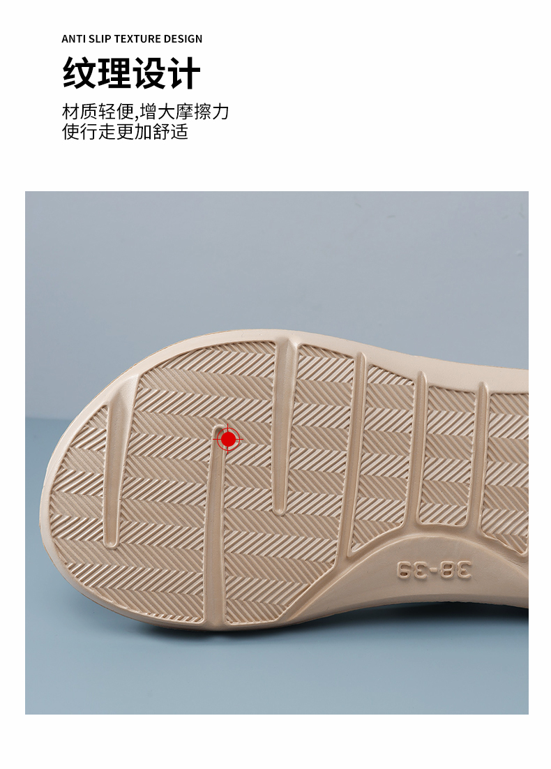 Arch Support Large Size Slipper Women Shoes Summer Sandals Flat Flip Flops Sandals Fashion Slippers for Women Flip Flop Sandal detail