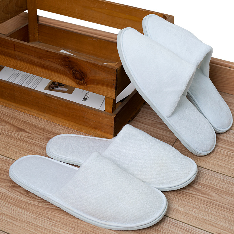 Wholesale Light Weight SPA Customization logo Cheap Comfortable High Quality Hotel Bathroom slippers for Women product view