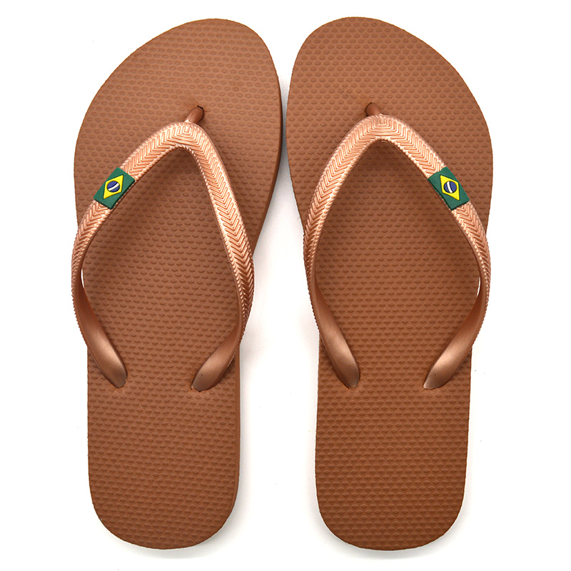 Wholesale Flip Flop Nice Printed PE Beach Slipper detail