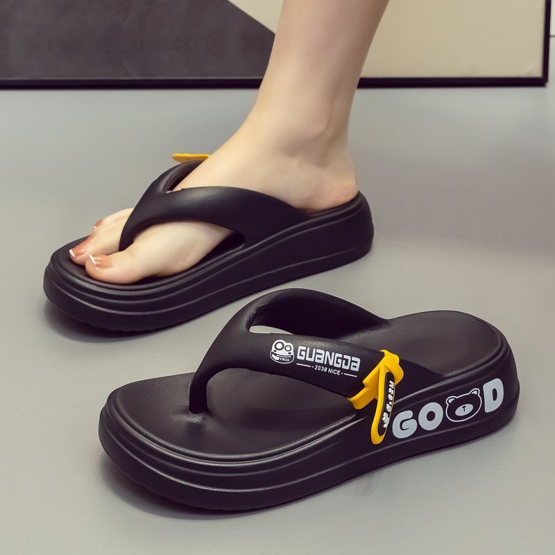 Women's Designer EVA Flip Flops Slippers Wholesale Summer 2025 Thick-Soled Non-Slip Beach Sandals for Women & Ladies product view