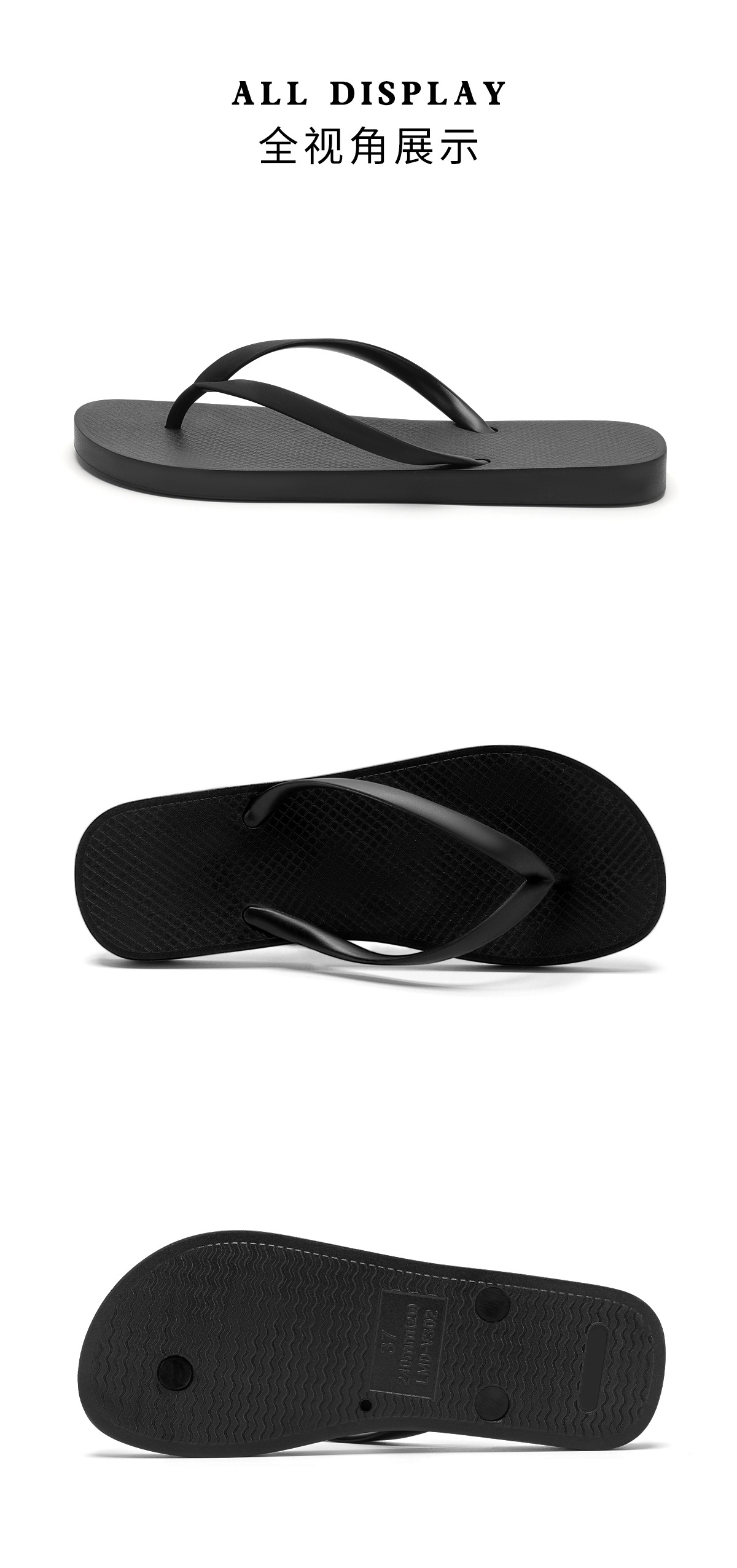 Bosirui Custom Bulk Sandals for Men Women Wedding Pool Party Slippers White Flip Flops Wedding for Guests Flip Flops Wedding detail