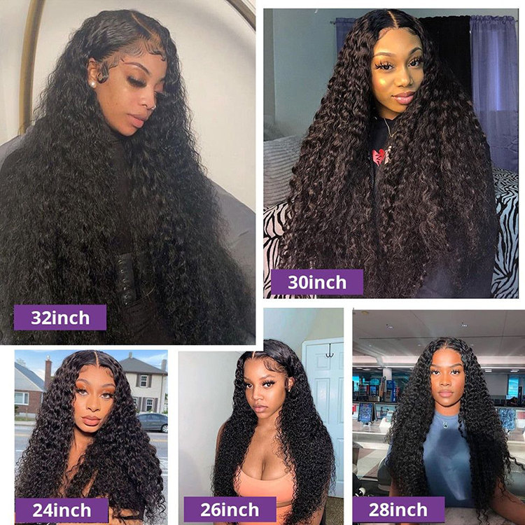 Raw Indian Hair Cuticle Aligned Hair Vendors Deep Wave 13x4 Lace Front Human Hair Wigs for Black Women Peruvian Hair Hd Lace Wig product view