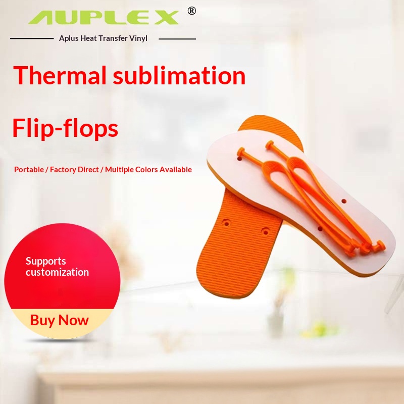 Flip Flop Blanks Heat Press White Rubber Beach Sandals Custom Sublimation slippers for Men Flip-flops Ladies Slipper product view