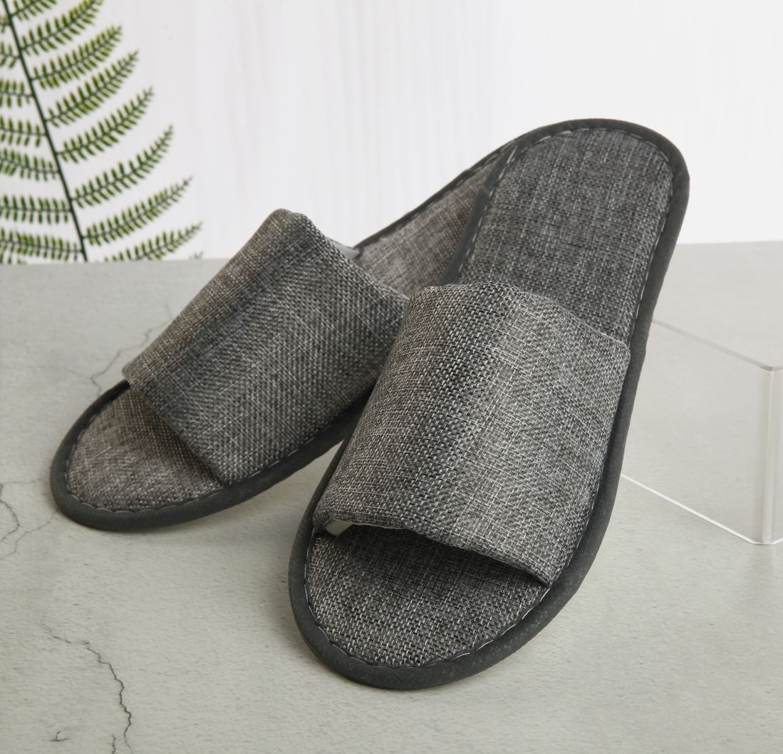 OEM Custom Logo Luxury Spa Slipper Hotels Cheap White Open Toe Coral Velvet Hotel Disposable Slippers product view